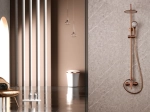 Ensemble de douche composé d'un mitigeur et d'une colonne de douche or rose brossé. Cet ensemble de barre de douche offre un design élégant. GARANTIE 5 ANS, LIVRAISON OFFERTE 5 à 6 Jours